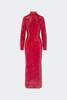 Simon Miller Sequin Sculpty Dress - Chili - Thumbnail 6