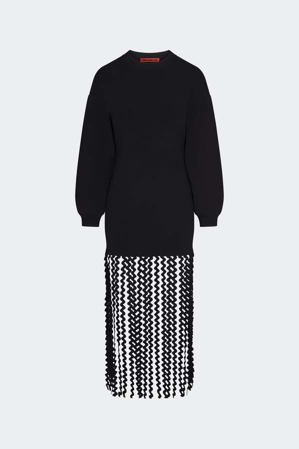 interlock knit dress MOZANA DRESS main image 0