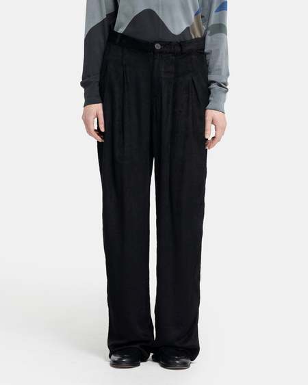 ECKHAUS LATTA NYLON TROUSER size30 USA製 Gray Printed Trousers by Eckhaus Latta on Sale