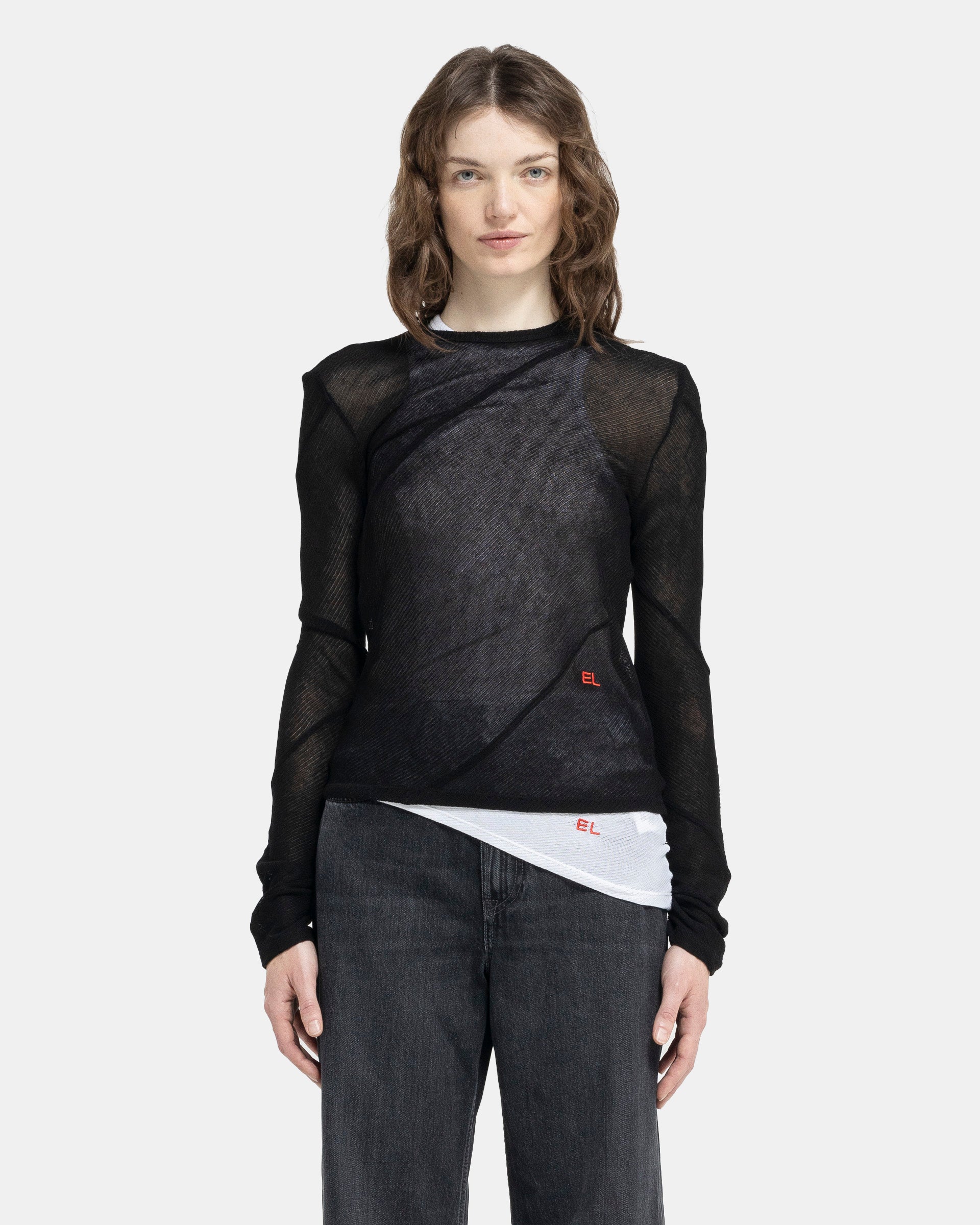 ECKHAUS LATTA Spiral Long Sleeve - Jet | Garmentory