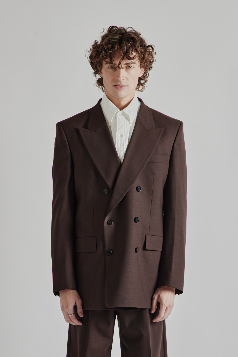 Sunflower DB Blazer - Brown | Garmentory
