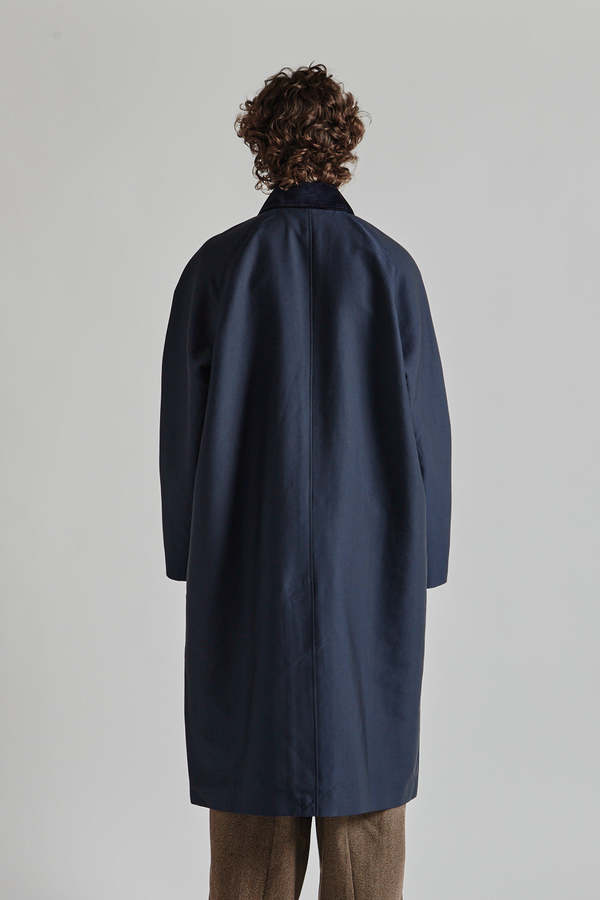 Sunflower Raglan Coat - Navy | Garmentory