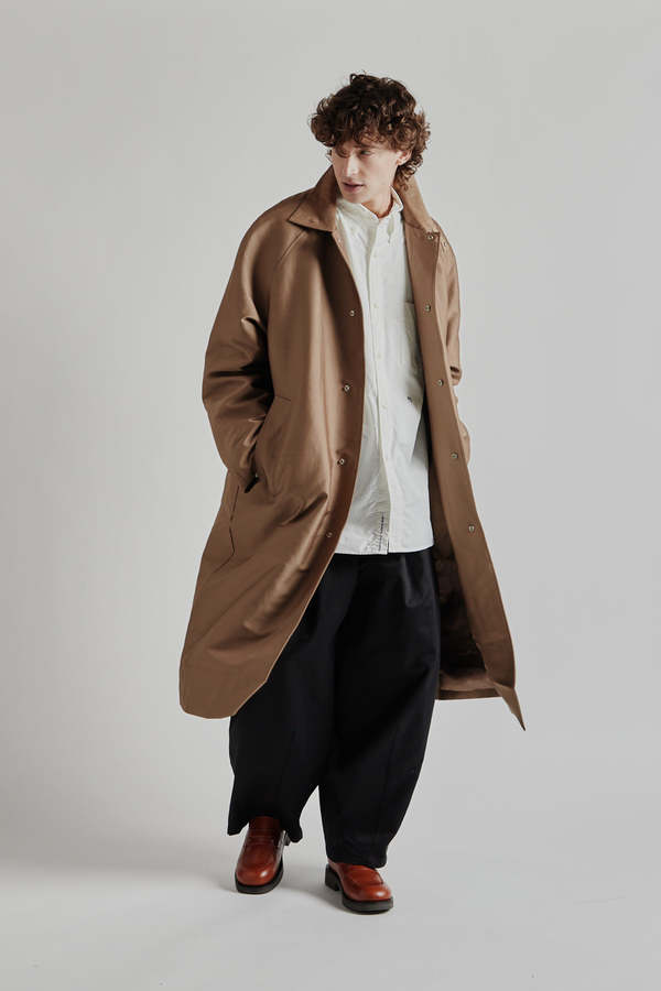 SUNFLOWER RAGLAN COAT／サンフラワー コート 24aw Sunflower Raglan Coat - Sand | Garmentory