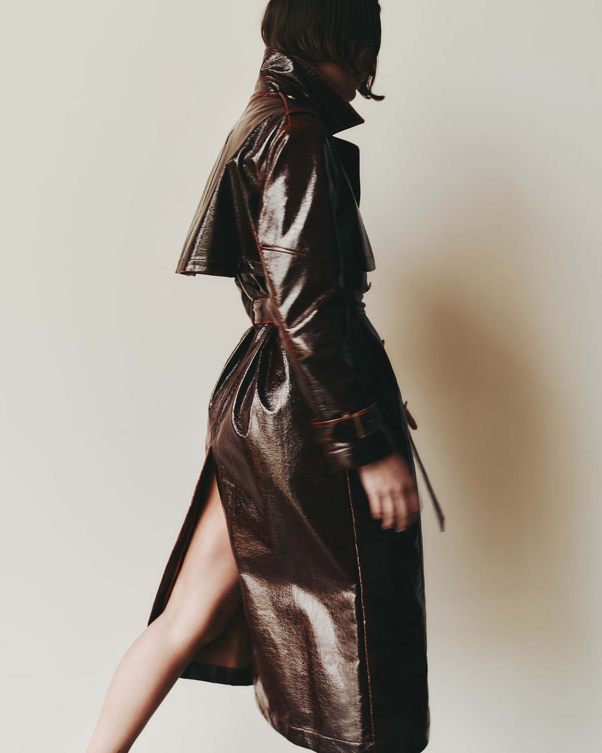 TWP Foreign Affair Jacket - Burgundy - Image 3 of 3