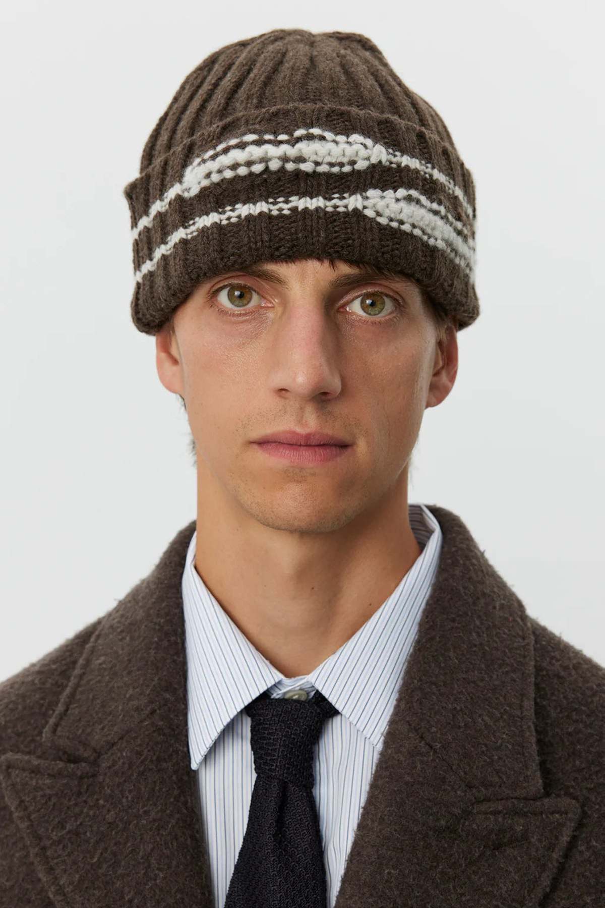 mfpen Court Beanie - Dark Brown | Garmentory