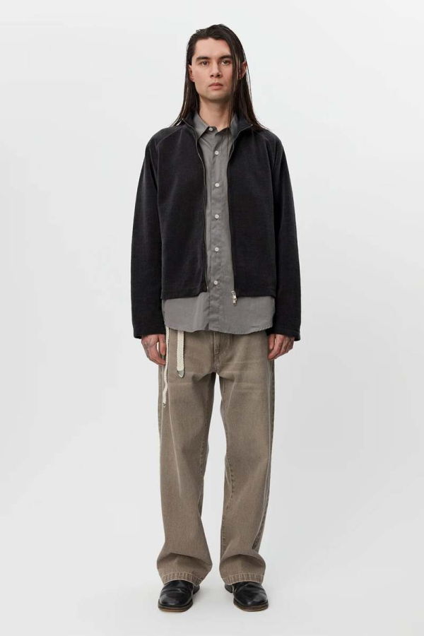 mfpen Leisure Zip Up - Washed Grey