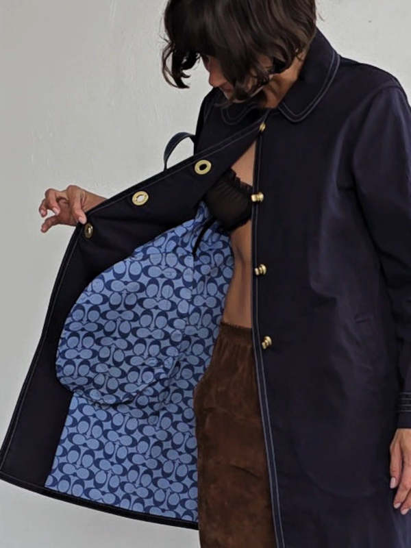 Coach Turnlock Jacket - Blue | Garmentory