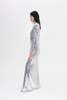 Sequin Sculpty Dress in Satellite Silver - Thumbnail 5