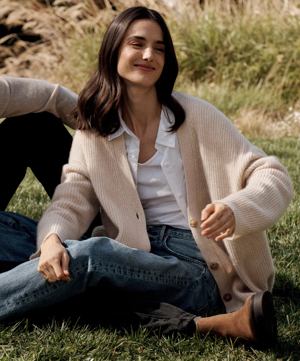 Cashmere Cocoon Cardigan Stone Cropped Cardigan Bazaar Nice Saves