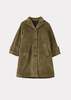 Caramel Finley Children's Cotton Corduroy Coat - Khaki - Thumbnail 2