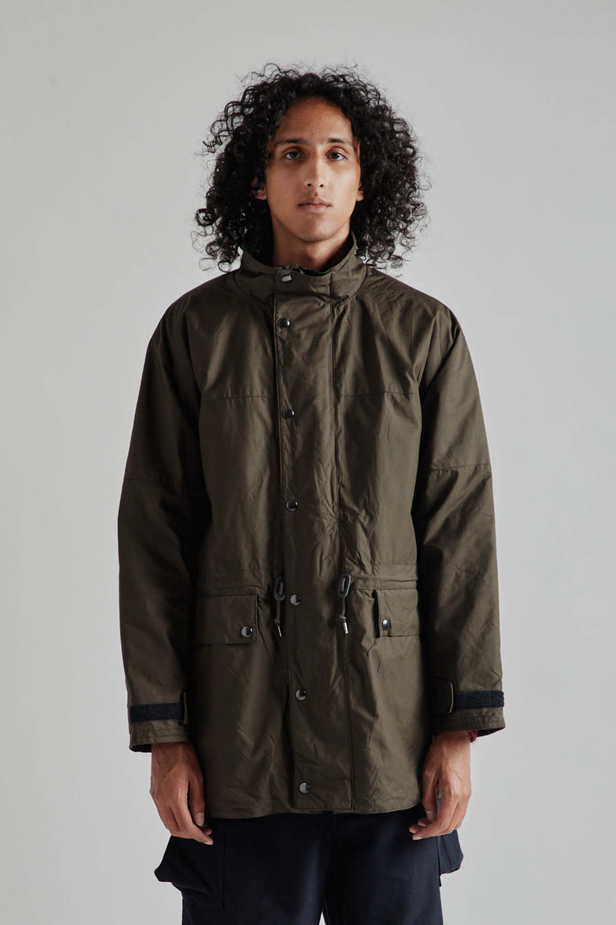 KAPTAIN SUNSHINE Cotton Field Jacket - Black Olive | Garmentory