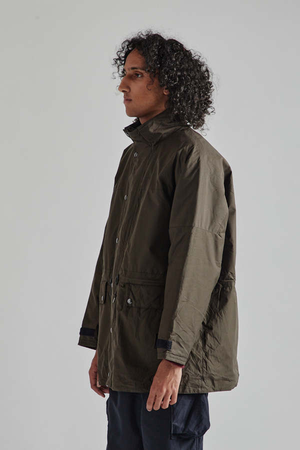 KAPTAIN SUNSHINE Cotton Field Jacket - Black Olive | Garmentory