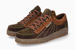 Mephisto Rainbow Dark Brown Velours Suede Shoes - Dark Brown - Thumbnail 3