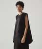 SAYAKA DAVIS NEW YORK Crinkled Satin Tank Dress - Black - Thumbnail 4