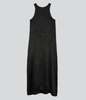 SAYAKA DAVIS NEW YORK Crinkled Satin Tank Dress - Black - Thumbnail 7