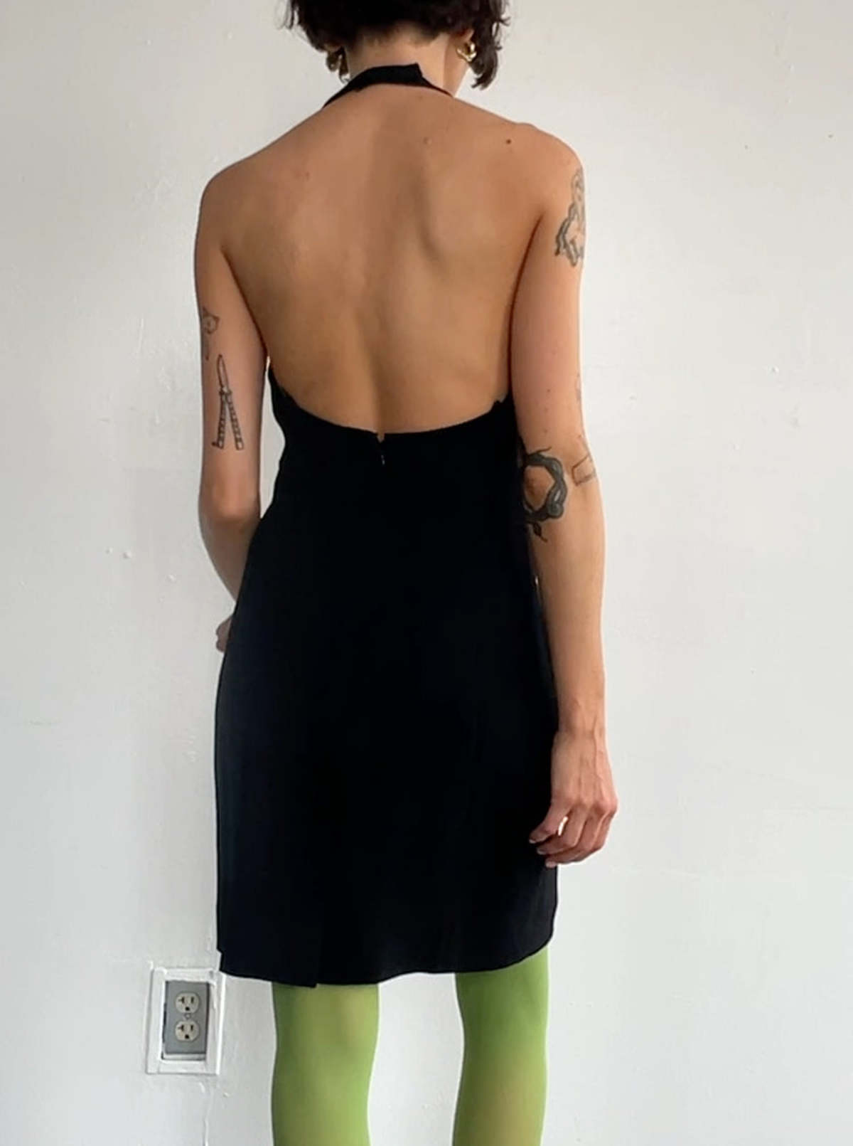 DKNY Halter Minidress - Black | Garmentory