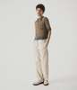 SAYAKA DAVIS NEW YORK Vegan Leather Pants - Light Beige - Thumbnail 2