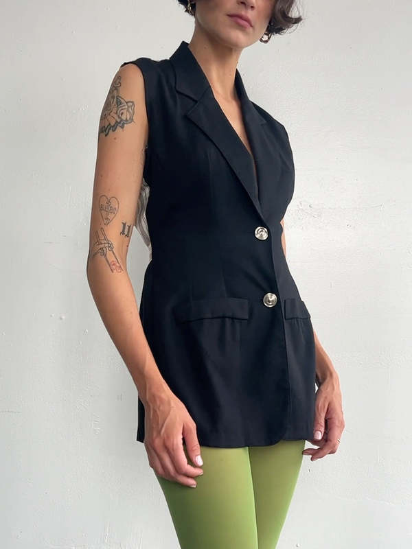 knee length dresses for ladies Julius Vest Mini Dress main image 0