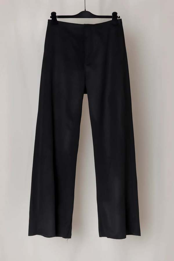 パンツ GABRIELA COLL GARMENTS WOOL TROUSERS Gabriela Coll Garments Wool Full Trousers - Black | Garmentory