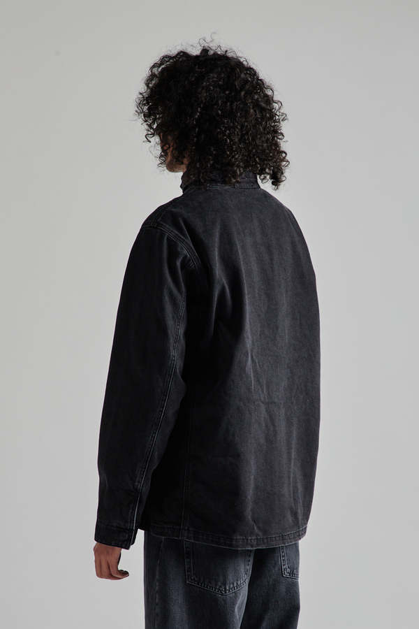 Sunflower Fatigue Jacket - Black Washed | Garmentory