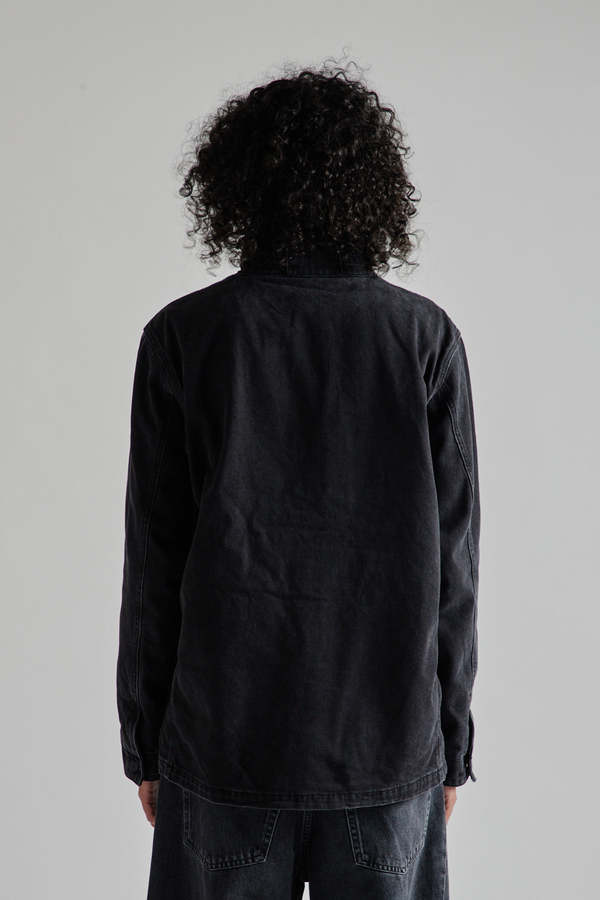 Sunflower Fatigue Jacket - Black Washed | Garmentory