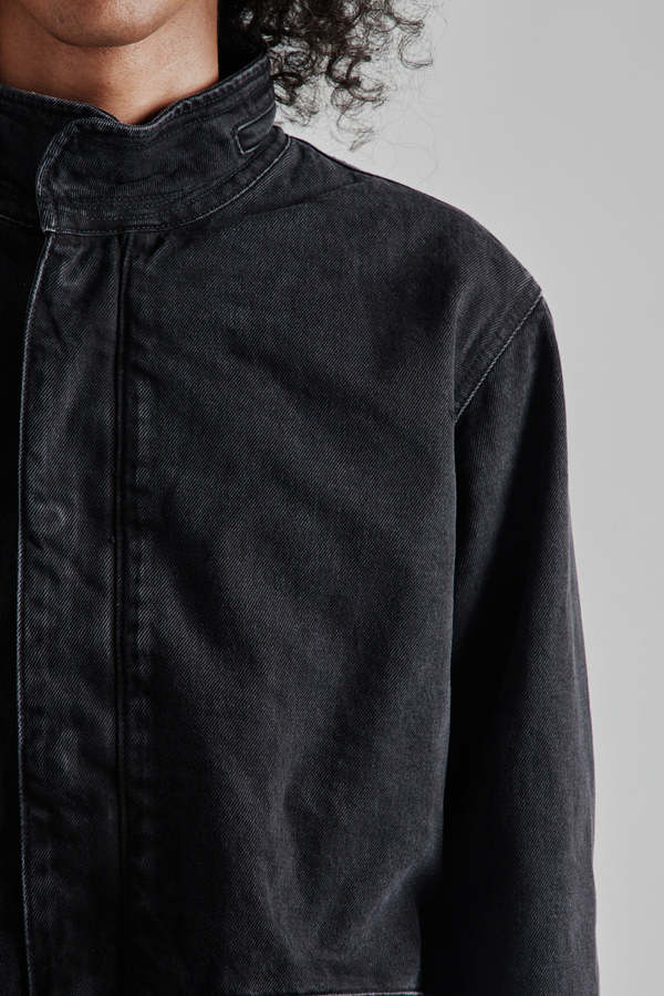 Sunflower Fatigue Jacket - Black Washed | Garmentory