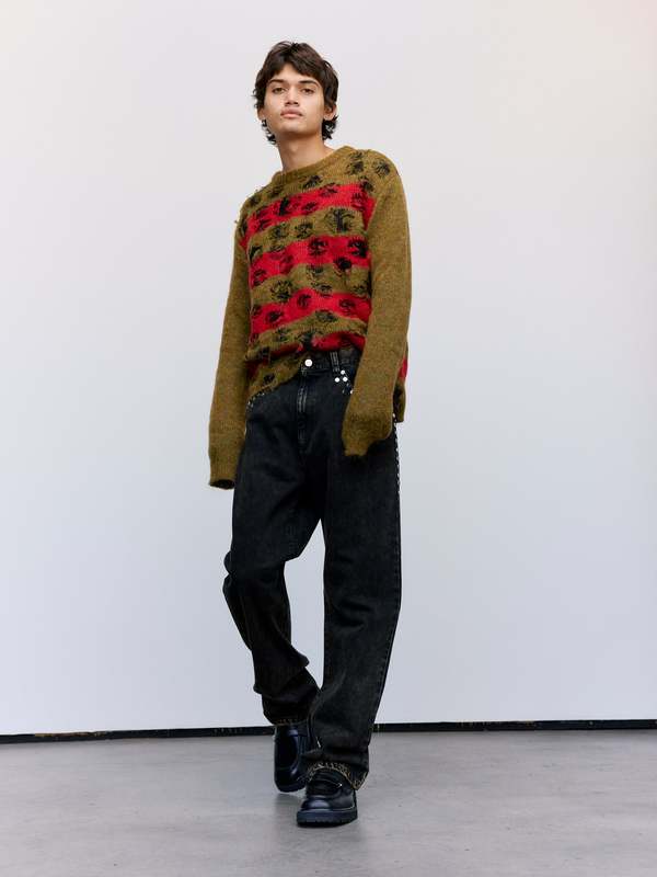 Namacheko Warkworth Jeans - Black/Mustard | Garmentory