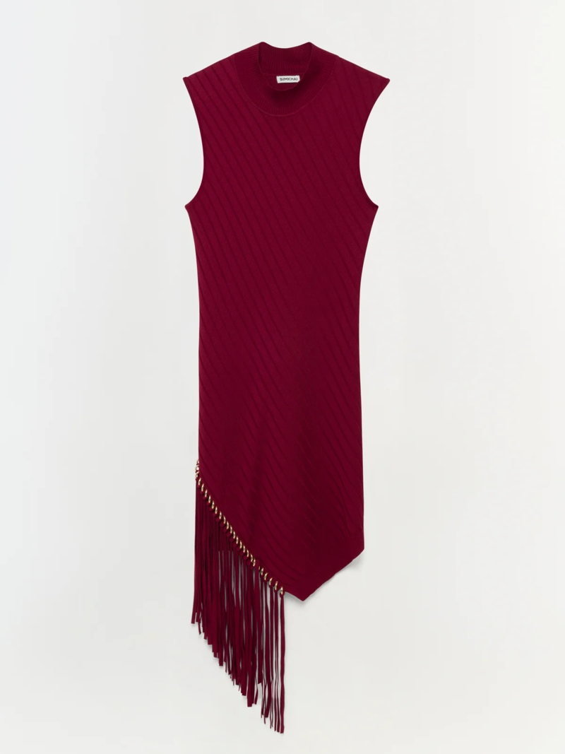 claire mini dress in red Claire Mini Dress