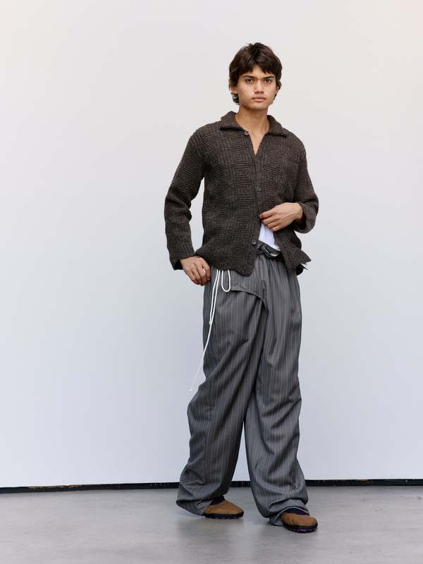 Magliano Shetland Wool Monghidoro Shirt Cardigan - Brown Magliano Shetland Wool Monghidoro Shirt Cardigan - Brown