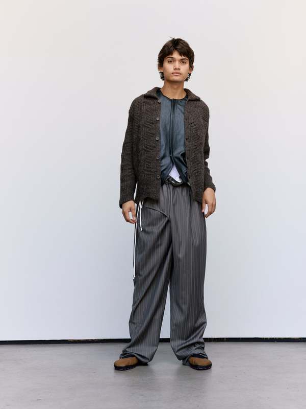 Magliano Shetland Wool Monghidoro Shirt Cardigan - Brown | Garmentory