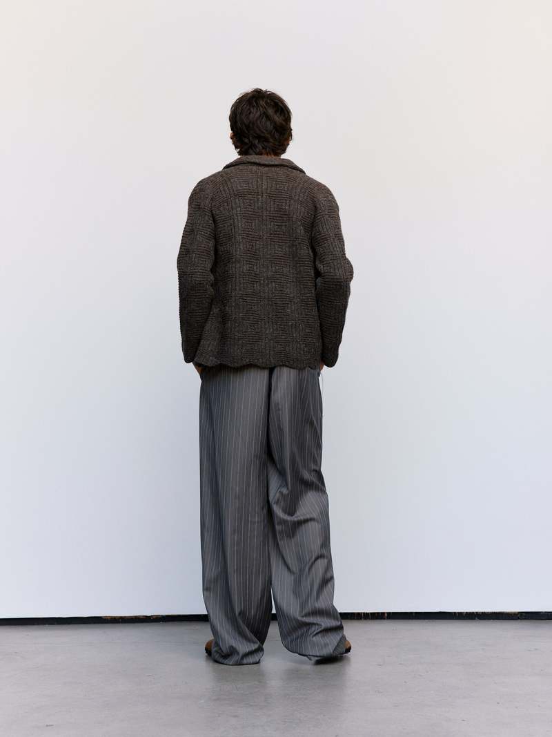 トップス MAGLIANO wool cardigan 23AW No Problemo cardigan Striped Mohair Oversized Cardigan PRM EU