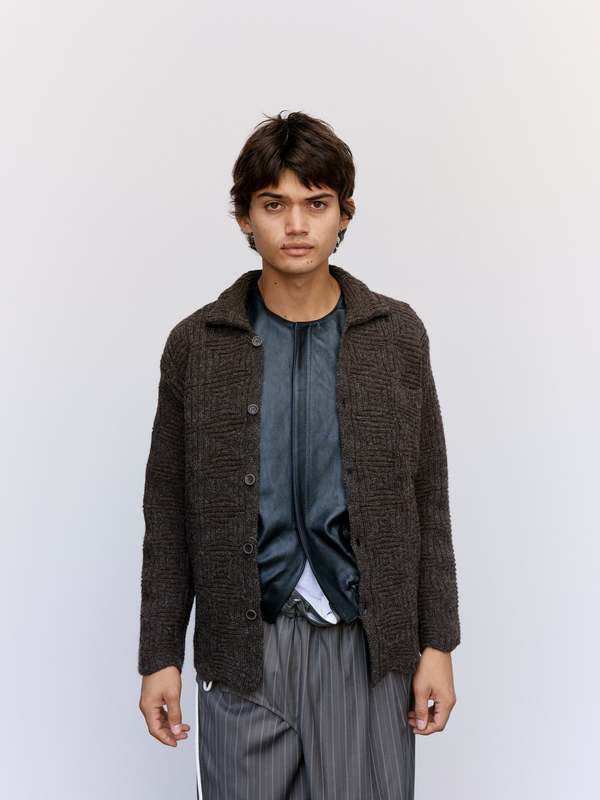 Magliano Shetland Wool Monghidoro Shirt Cardigan - Brown