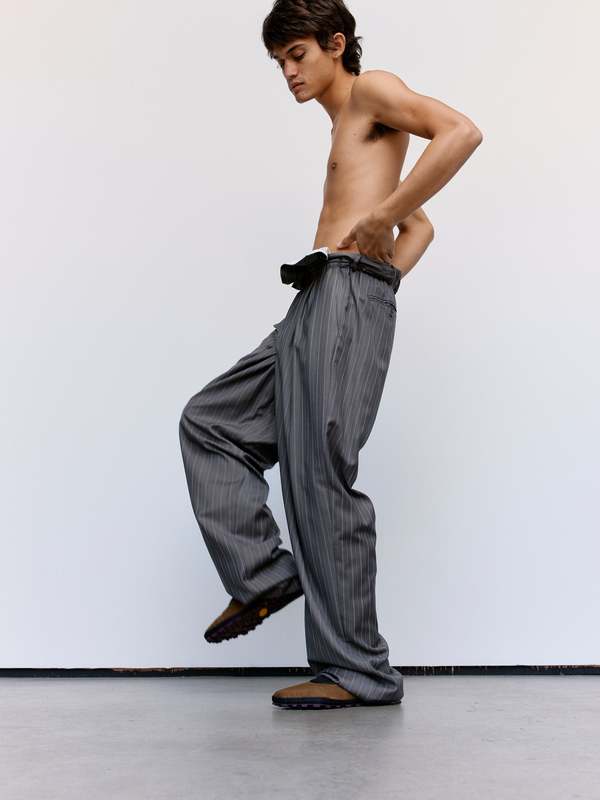 Magliano Drawstring Huge Pants Techno Pinstripe | Garmentory