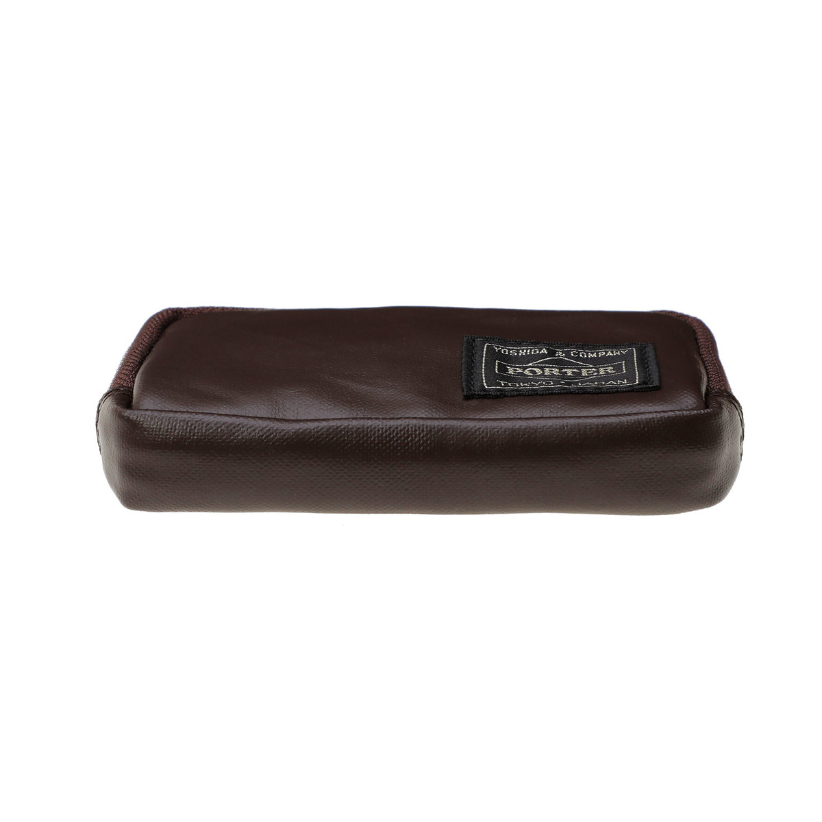 Porter Yoshida FREE STYLE MULTI COIN CASE - BROWN | Garmentory