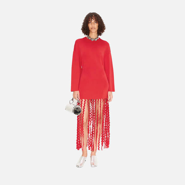 simon miller wallis knit fringe dress Simon Miller Wallis Knit Fringe Dress