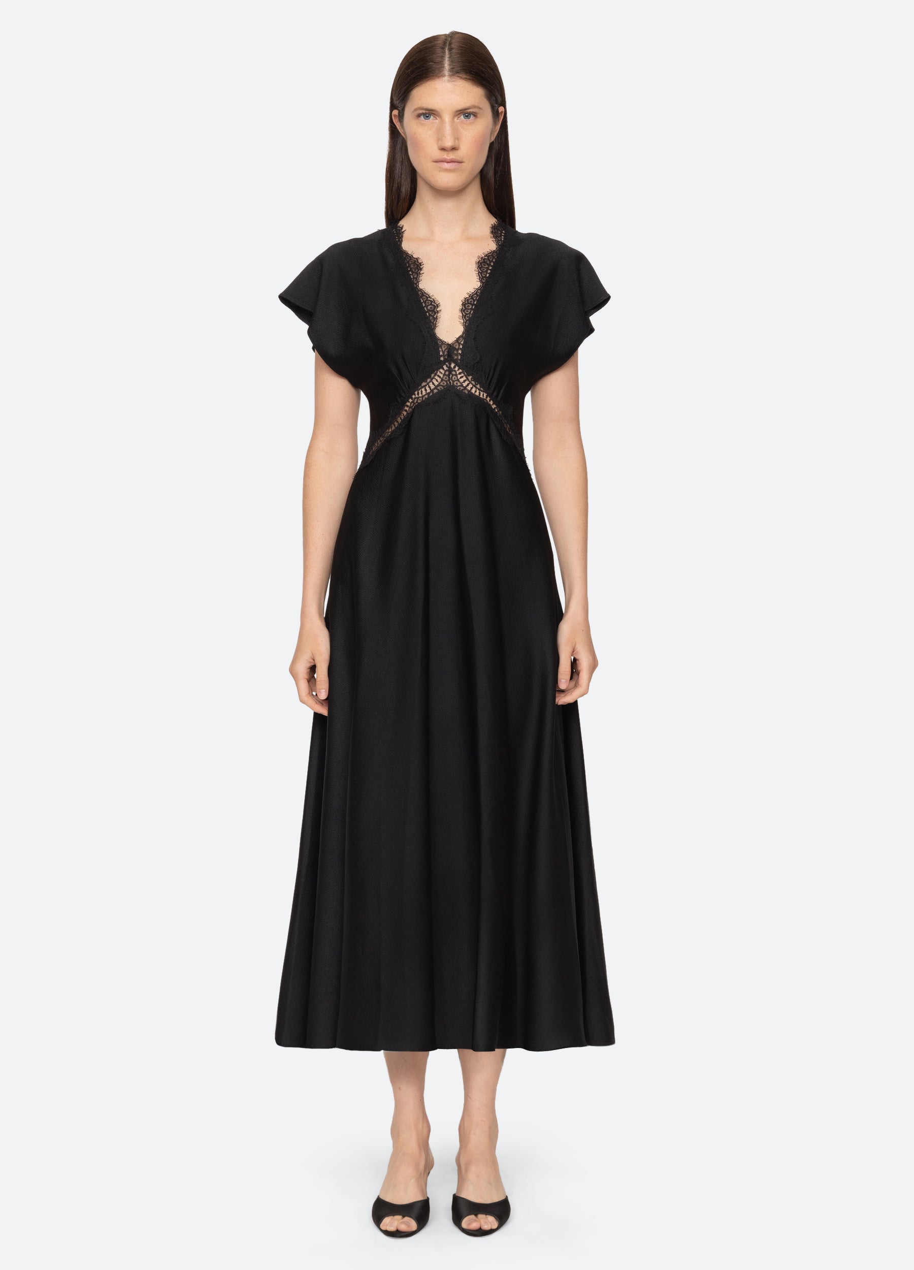 【Sea NEW YORK】Noa Vネック ドレス Noa-V-Neck-Dress-