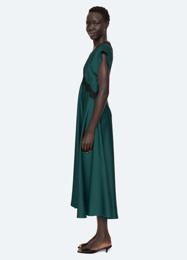 Sea NY Noa V-Neck Dress | Garmentory