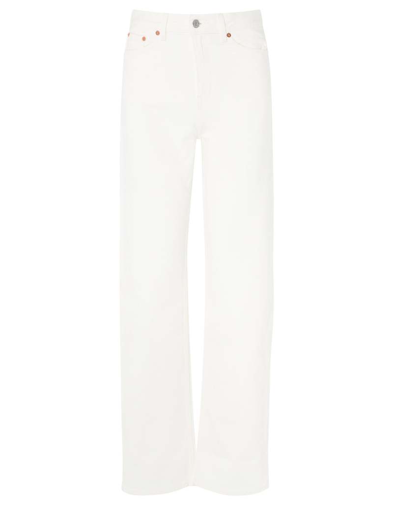 【送料&関税込】Off-White Jeans Wide Leg Madewell Women's Superwide-Leg Jeans: Drawstring Edition
