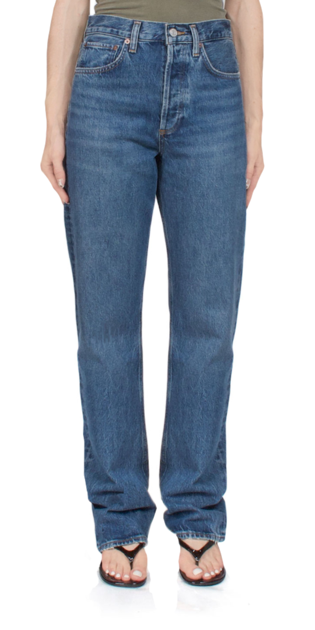デニム・ジーパン AGOLDE FW25 'Kelly' jeans (A1991535 ESS) Kelly Jean in Essence – AGOLDE