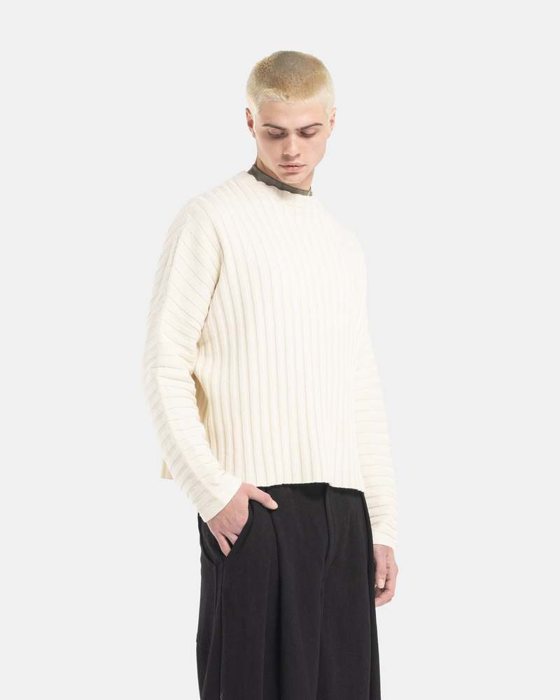 ECKHAUS LATTA Keyboard Sweater - Porcelain ECKHAUS LATTA Keyboard Sweater - Porcelain