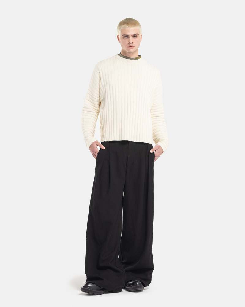 ECKHAUS LATTA Keyboard Sweater - Porcelain ECKHAUS LATTA Keyboard Sweater - Porcelain