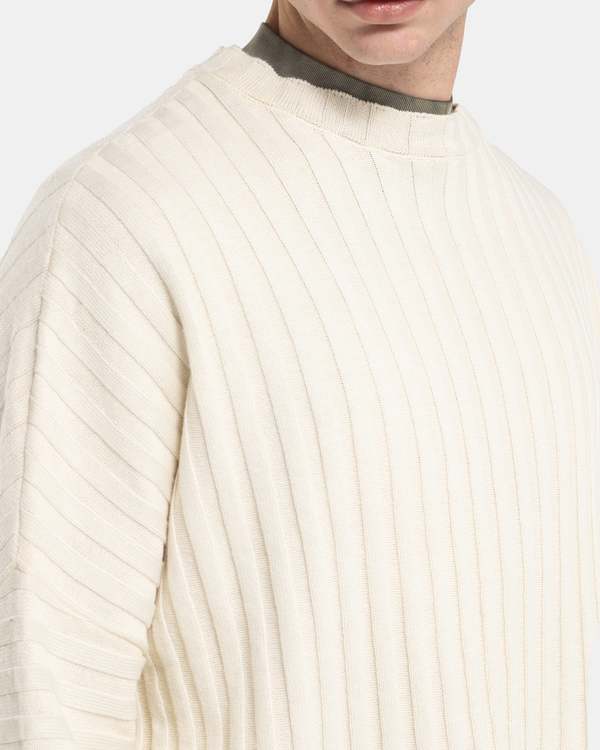 ECKHAUS LATTA Keyboard Sweater - Porcelain ECKHAUS LATTA Keyboard Sweater - Porcelain