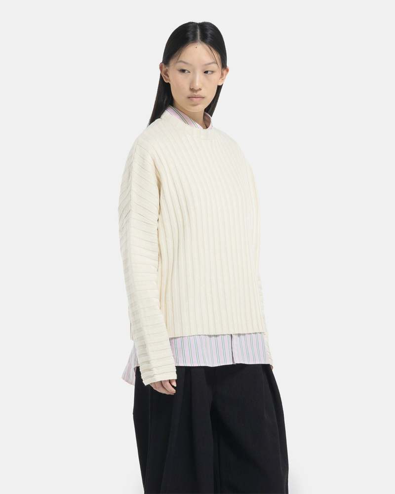 ECKHAUS LATTA Keyboard Sweater - Porcelain