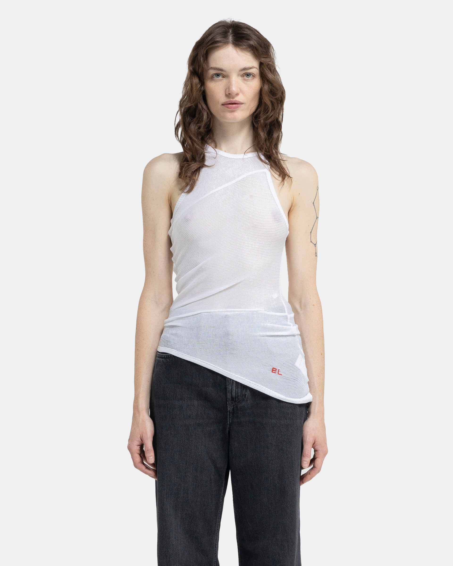 ECKHAUS LATTA Spiral Tank - Powder | Garmentory