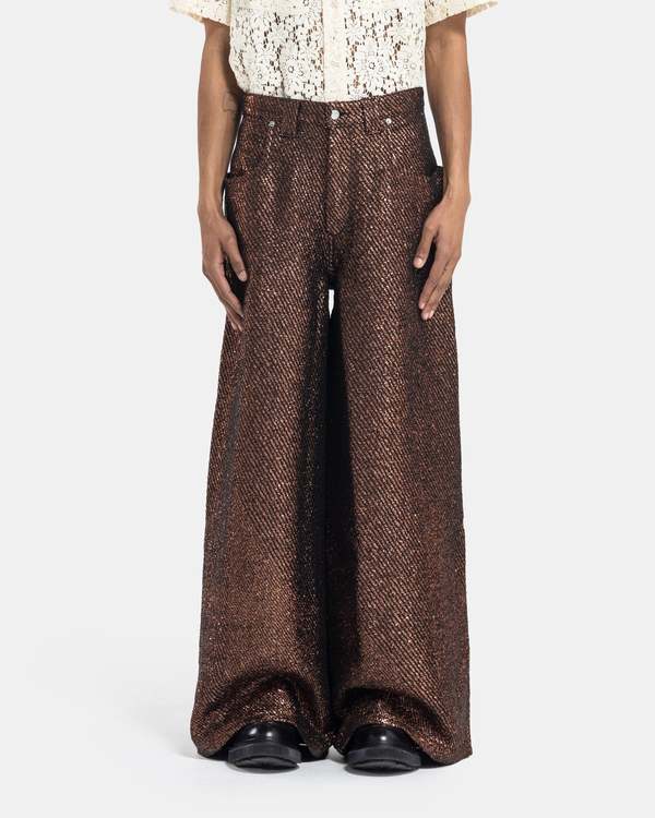ECKHAUS LATTA Unspun Ultra Wide Leg Jean - Tinsel