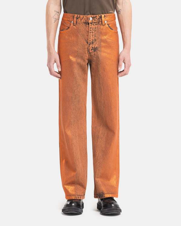 ECKHAUS LATTA Wide Leg Jean - Copper