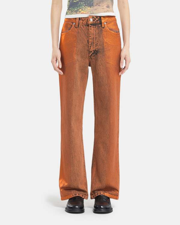 ECKHAUS LATTA Wide Leg Jean - Copper