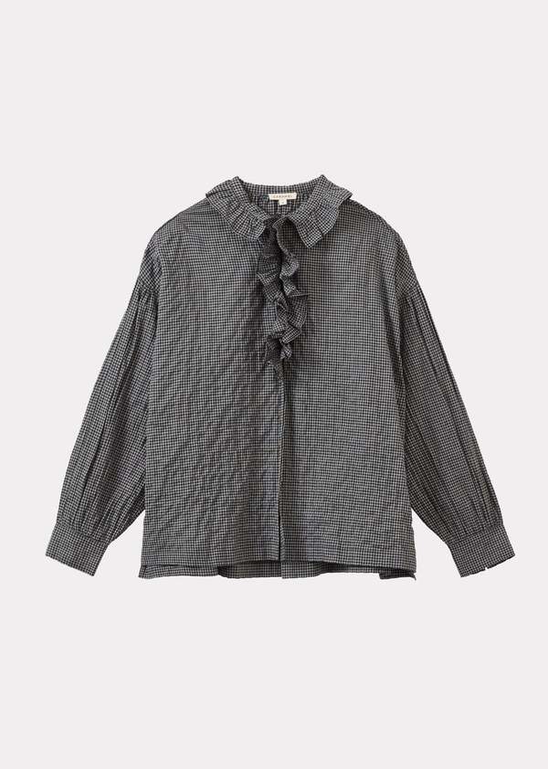 ORGUE Stripe frill collar blouse【Gray】 AW714_WY4976?hei=850&crop=0,0,