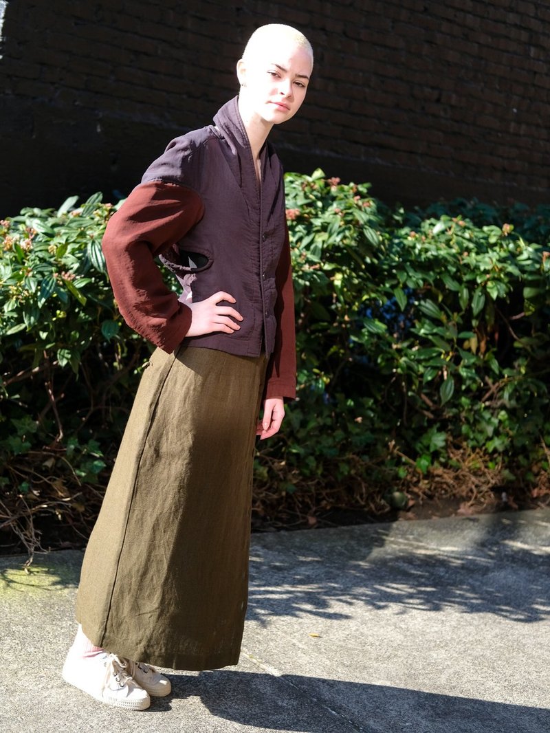 ジャケット COMME DES GARCONS Women Outer ROJ021S251KHAKI BROWN comme-des-garcons-comme-des-