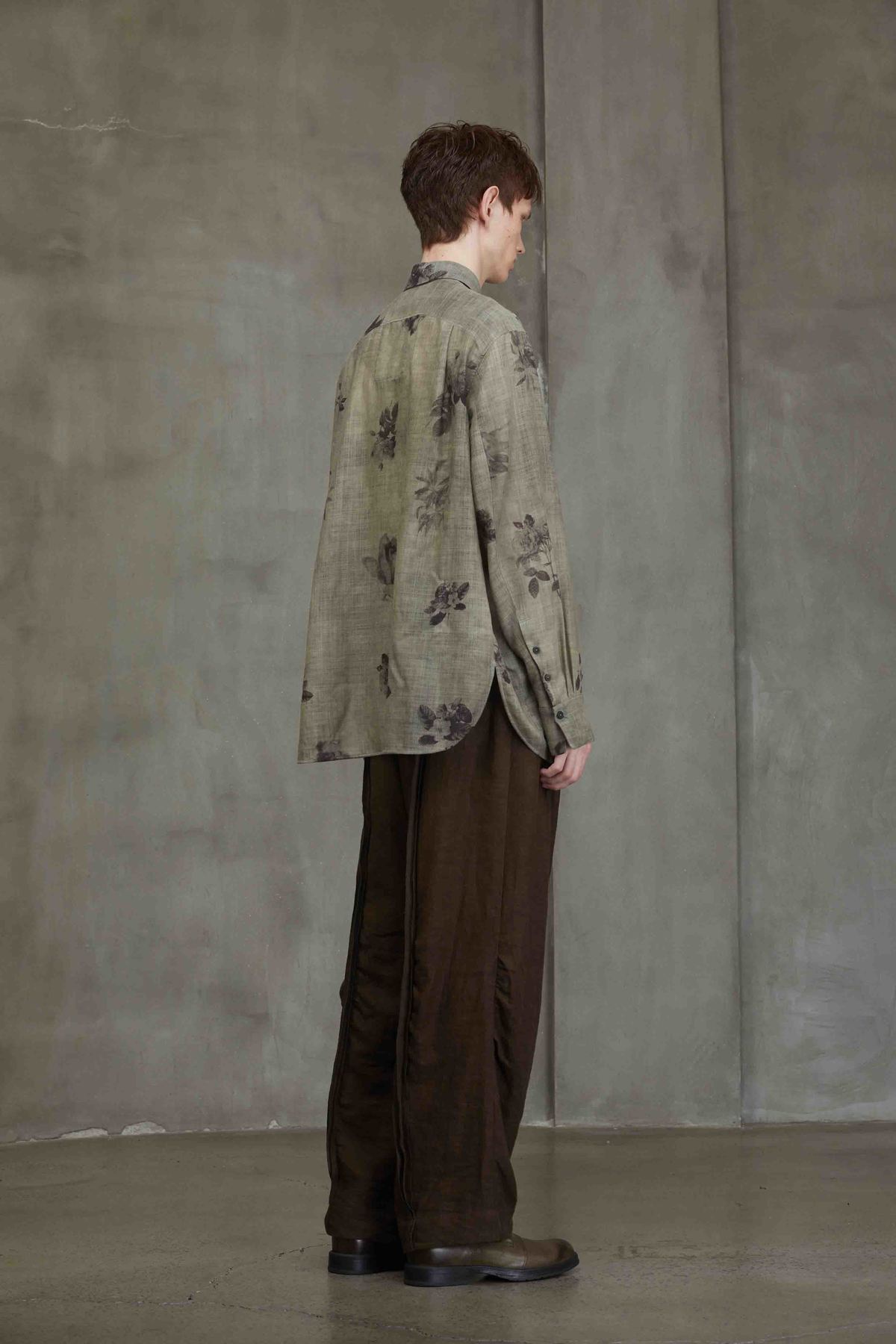 Ziggy Chen Asymmetric Pleated Shirt | Garmentory